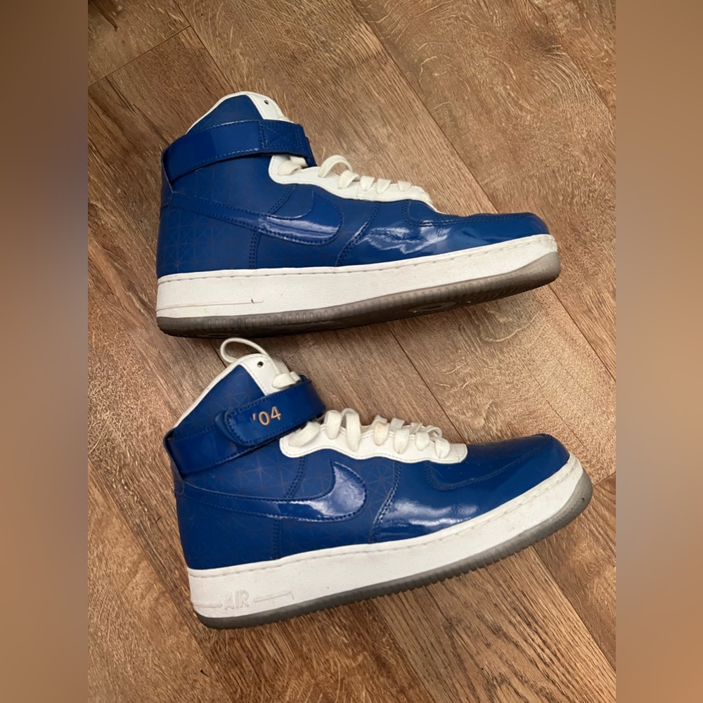 Nike Air Force 1 High Detroit Pistons NBA 2004 Finals CI9880-400 Men’s Size 8.5